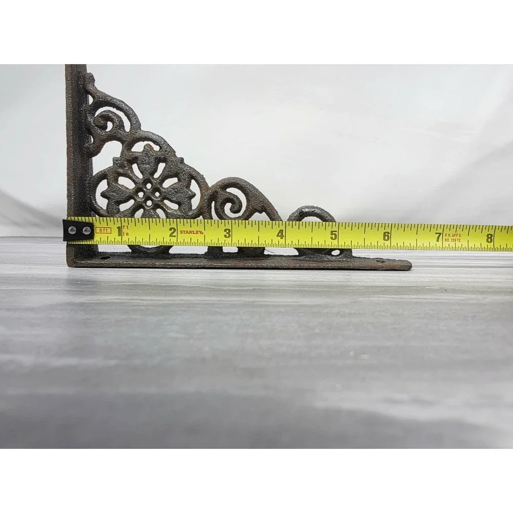 Antique Shelf Brace Wall Bracket Cast Iron Bracket 6.5